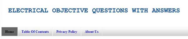 ElectricalObjectiveQuestionswithAnswers