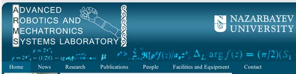 NazarbayevUniversityAdvancedRoboticsandMechatronicsSystemsLaboratoryARMSLab