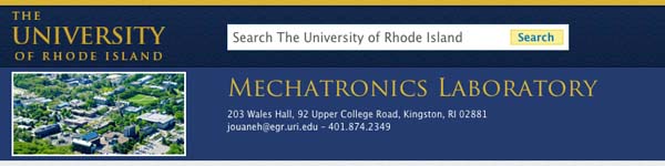 TheUniversityofRhodeIslandMechatronicsLaboratory