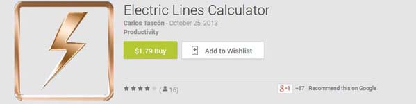 Electric Lines Calculator