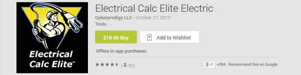 Electrical Calc Elite Electric