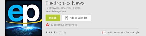 Electronics News