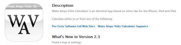 Watts Amps Volts Calculator